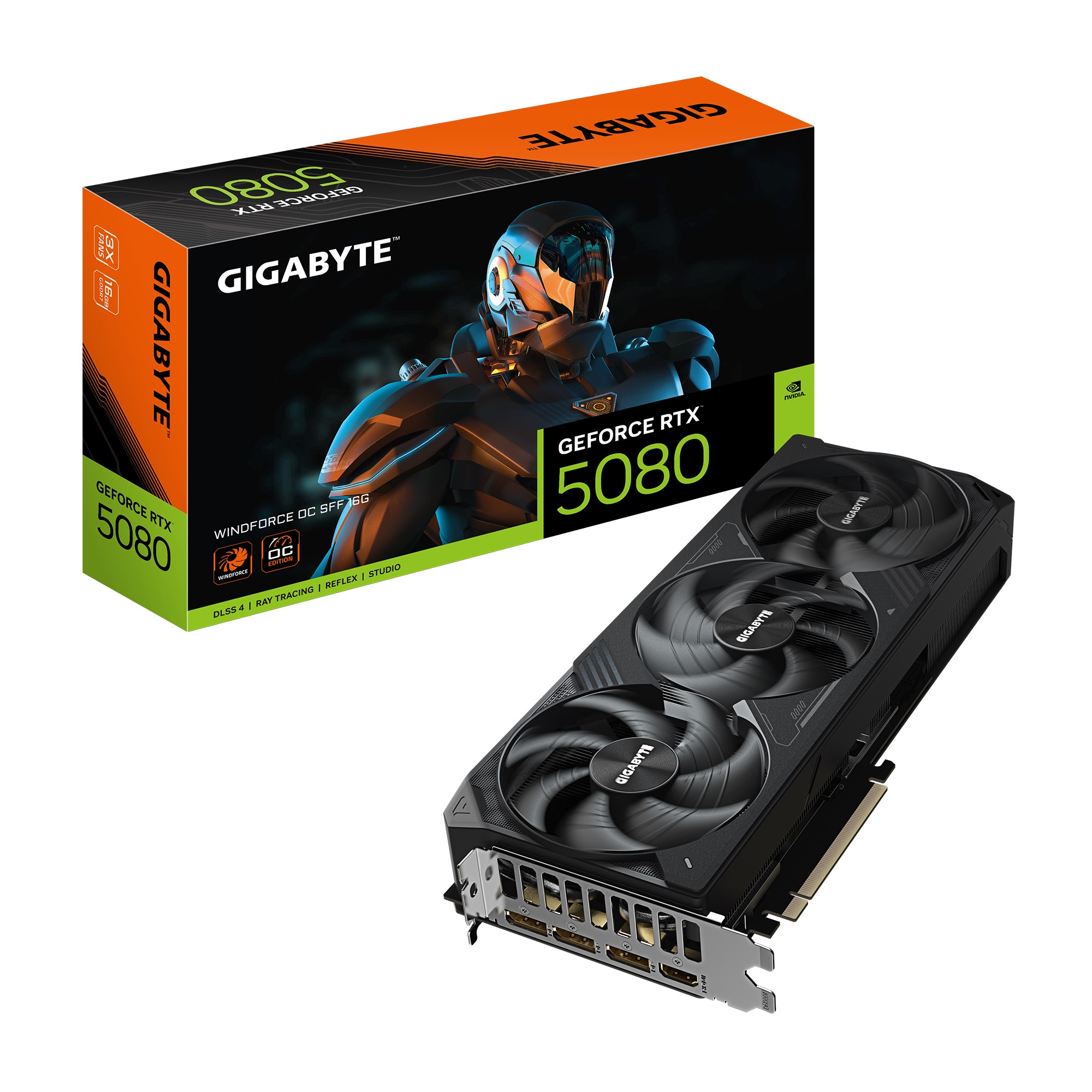 Gigabyte GeForce RTX™ 5080 WINDFORCE OC SFF 16G