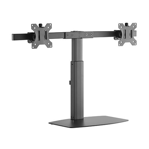Brateck Dual Free Standing Screen Pneumatic Vertical Lift