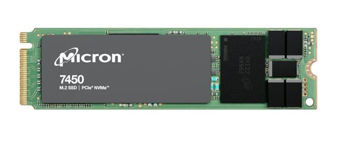 Micron 7450 Pro 480GB Gen4 NVMe Enterprise SSD 2280 M.2 5000
