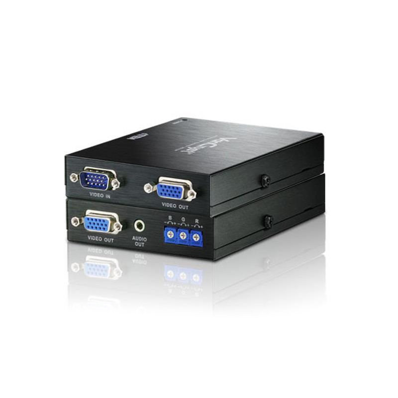 Aten Professional Video Extender VGA Via Cat5 with Audio &