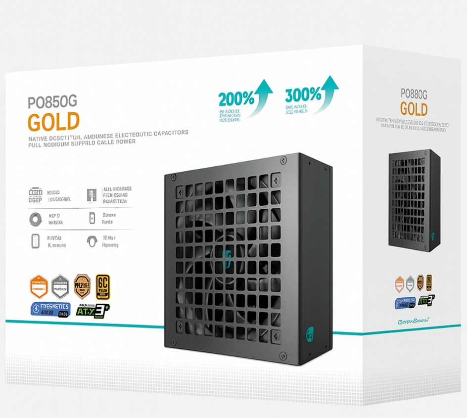DeepCool PQ850G 850W Gamer Storm 80+ Gold/Cybenetics Fully