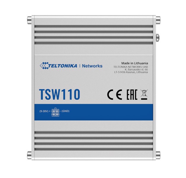 Teltonika TSW110 L2 Unmanaged Ethernet Switch