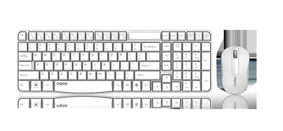 RAPOO X1800S 2.4GHz Wireless Optical Keyboard Mouse Combo