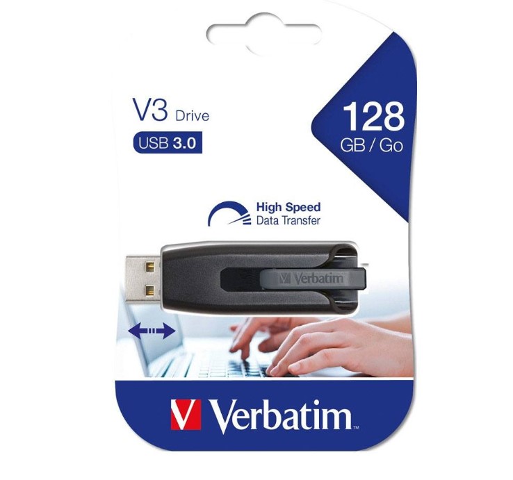 Verbatim Store'n'Go V3 USB 3.2 SuperSpeed Drive 128GB