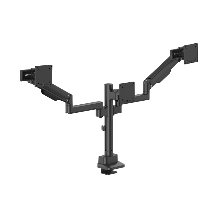 Brateck Modular Mechanical Spring Triple Monitor Arm with