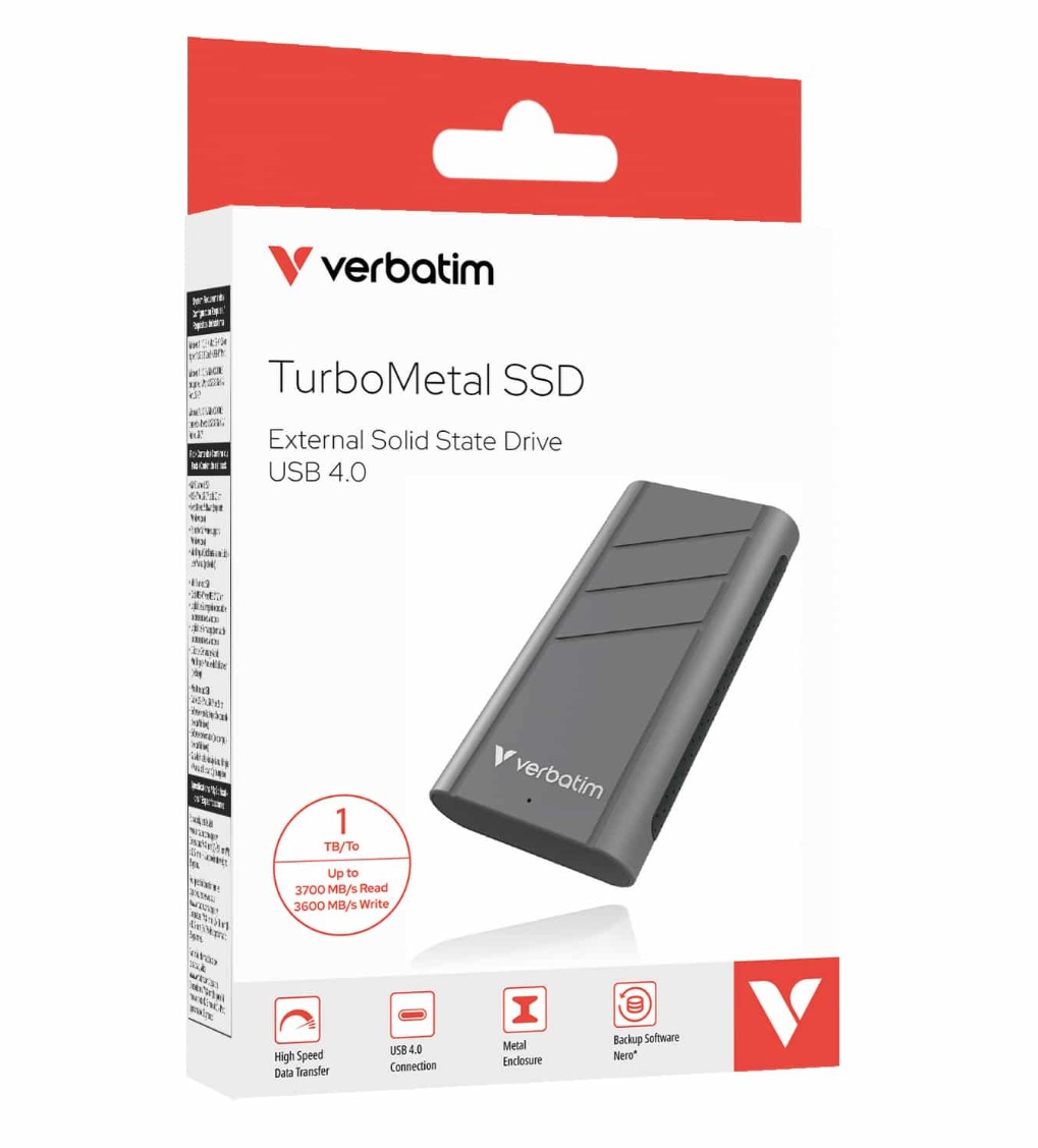 Verbatim TurboMetal SSD USB 4.0 1TB