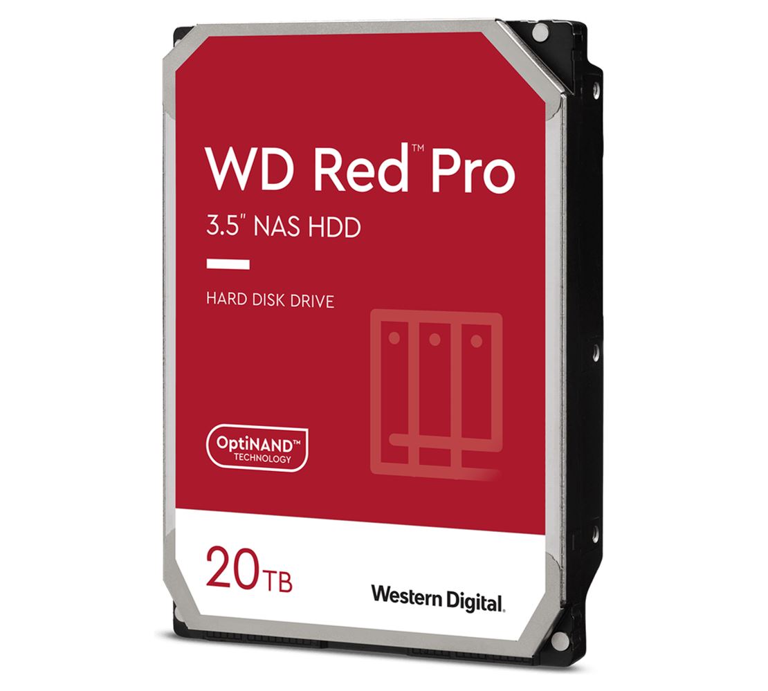 Western Digital WD Red Pro 20TB 3.5' NAS HDD SATA3 7200RPM