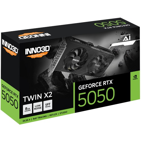 INNO3D nVidia GeForce RTX 5050 TWIN X2 8GB GDDR6 2572 MHz