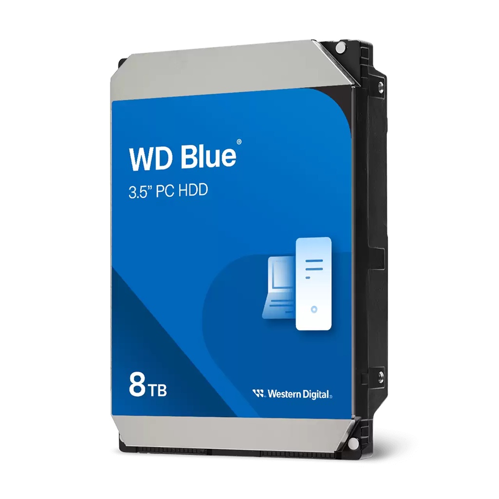 Western Digital Blue PC Desktop 8TB 3.5" Hard Drive SATA 6Gb