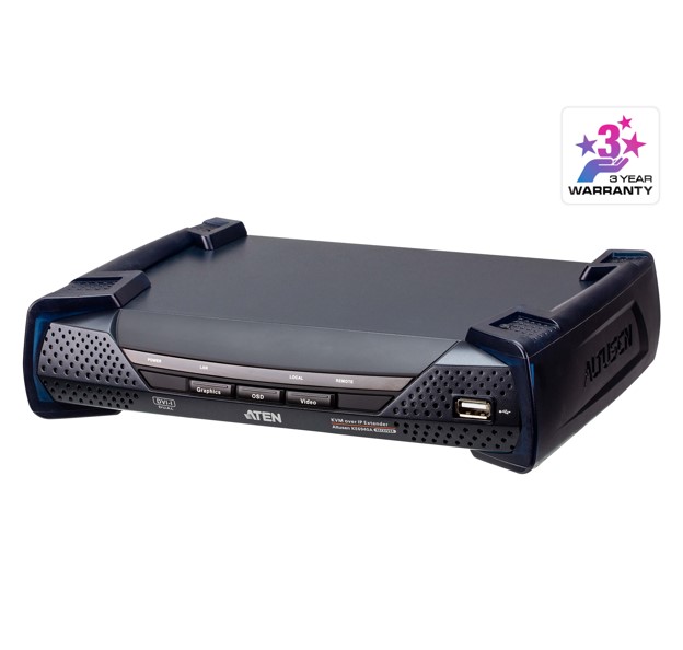 Aten DVI Dual Display KVM over IP Receiver With SFP Fibre