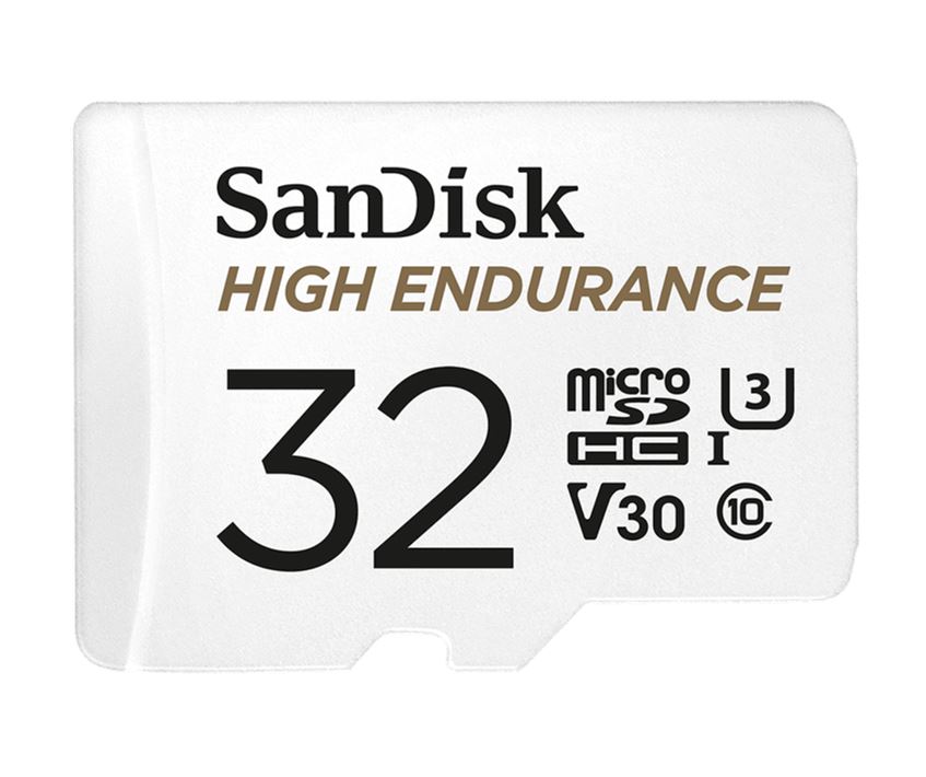 SanDisk High Endurance 32GB microSD 100MB/s 40MB/s 2.5K hrs