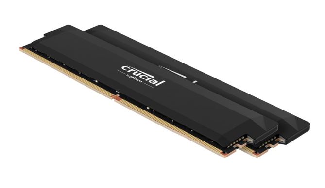 Crucial Pro 32GB (2x16GB) DDR5 UDIMM 6400MHz CL38 Black Heat