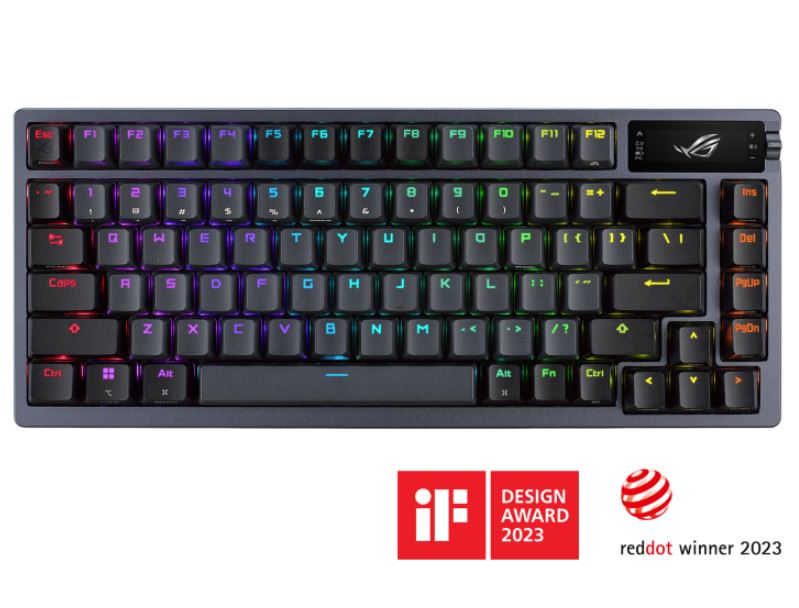 ASUS ROG AZOTH/NXSW/US/PBT (Snow Switch) Gaming Keyboard