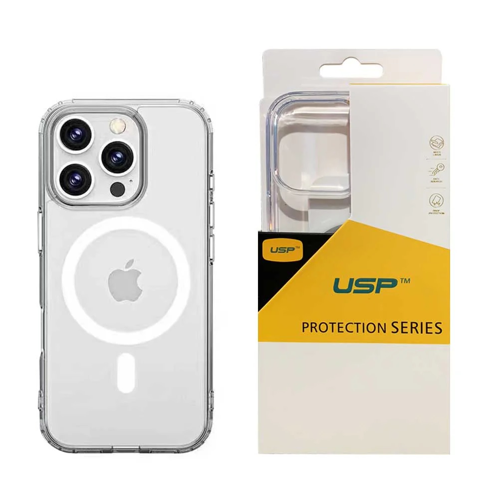 USP Apple iPhone 17 (6.3") Clear Rock Shockproof Case with