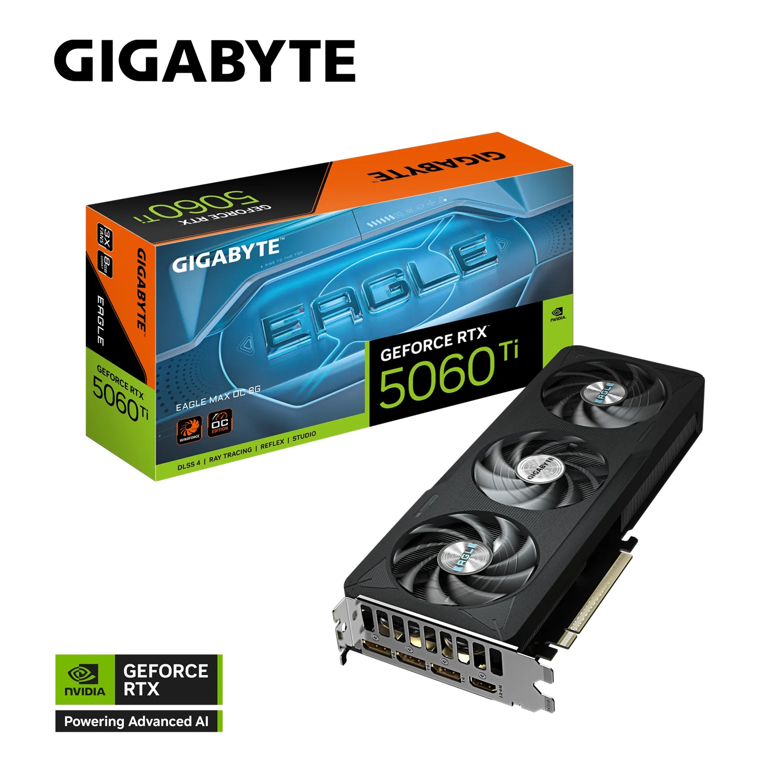 Gigabyte GeForce RTX™ 5060 Ti EAGLE MAX OC 8G