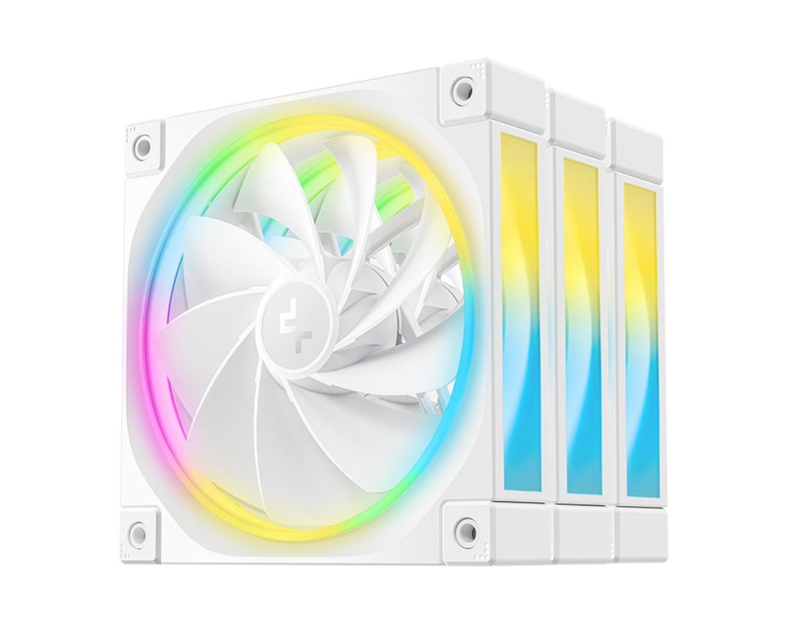DeepCool FL12R White 120mm (3-Pack) Unique Addressable RGB