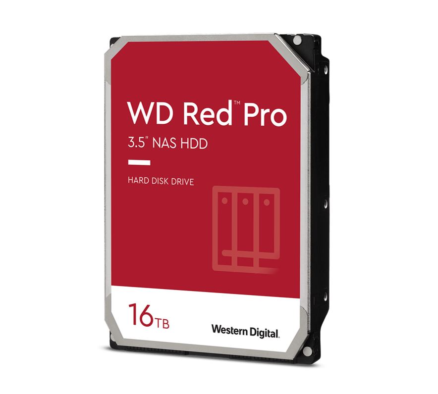 Western Digital WD Red Pro 16TB 3.5' NAS HDD SATA3 7200RPM