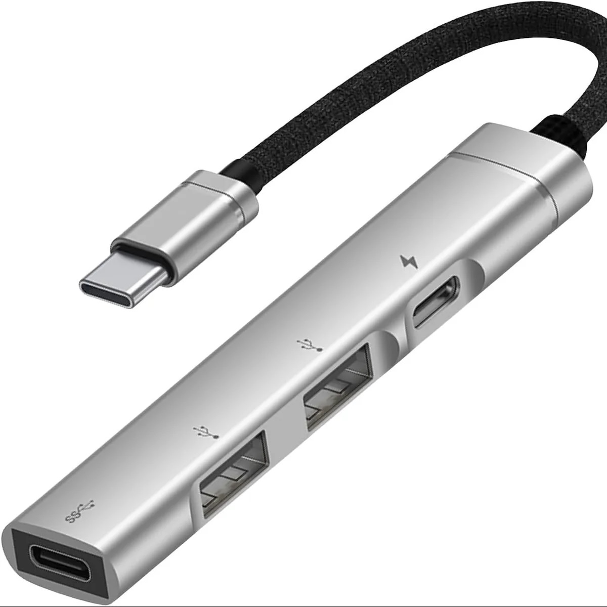 USP Multiport 4-in-1 Dual USB-C & Dual USB-A Hub