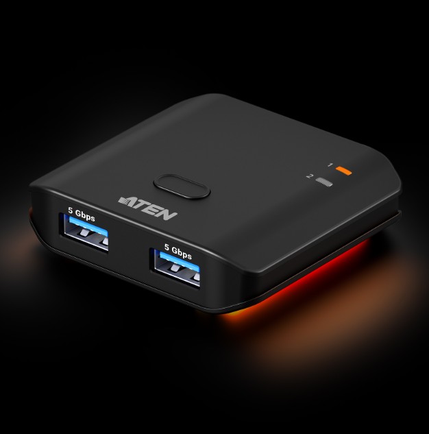 Aten Essential 2x2 USB 3.2 Gen 1 Sharing Switch