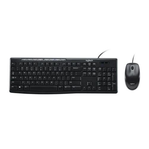 Logitech MK200 USB Media Keyboard and Mouse Combo - 1000dpi