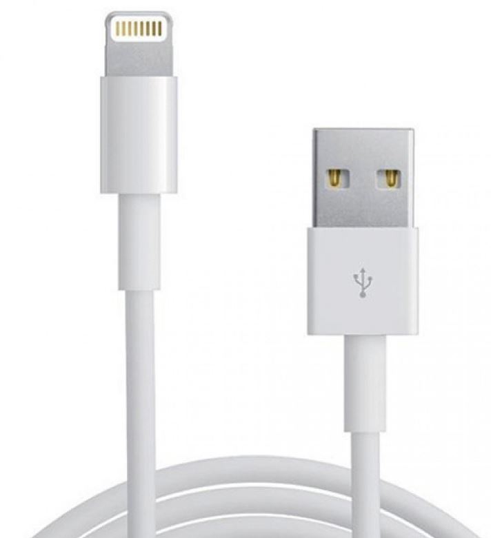 Astrotek 1m USB Lightning Data Sync Charger White Color