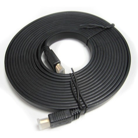 8Ware Flat HDMI Cable 2m - V1.4 19pin M-M Male to Male Gold