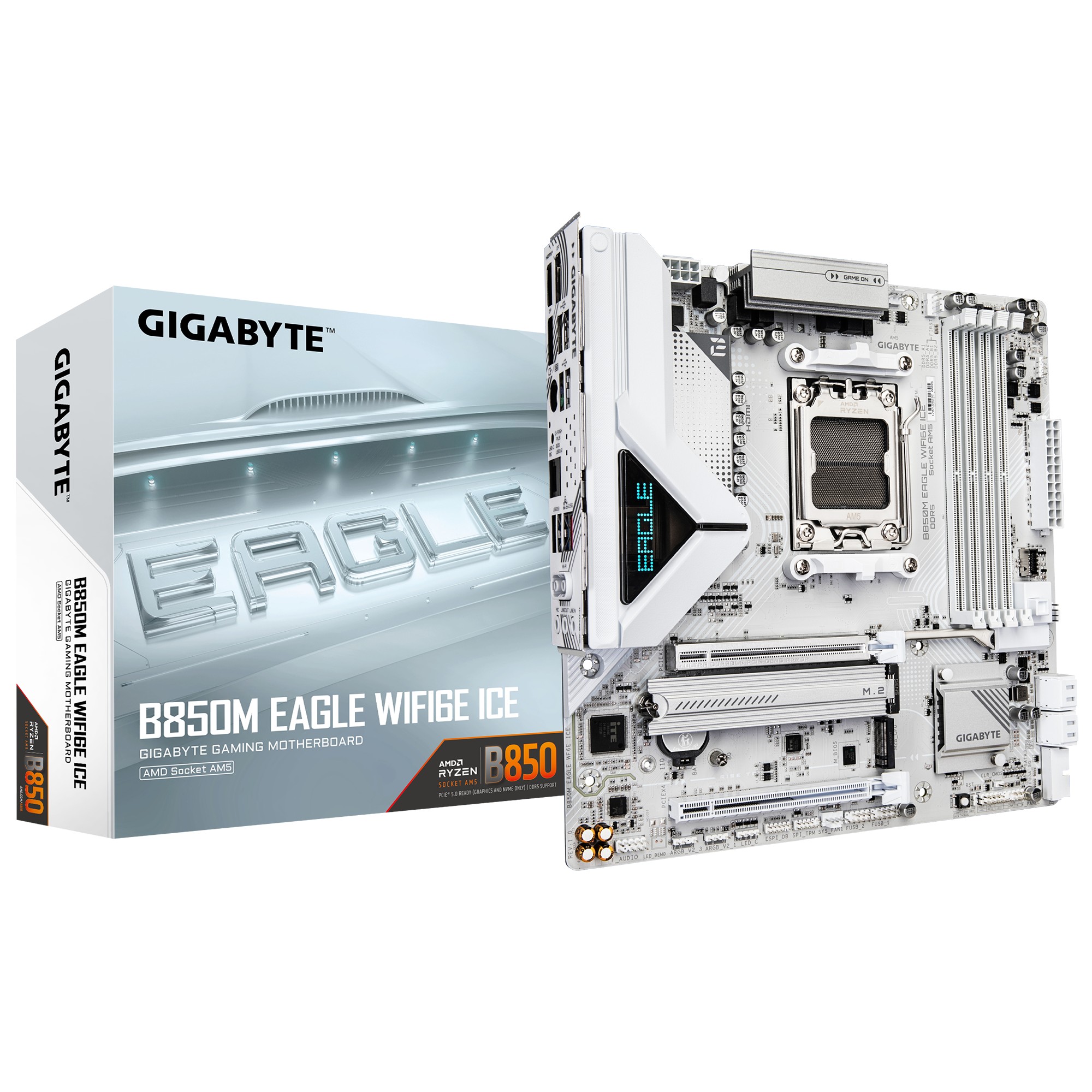 Gigabyte B850M EAGLE WF6E ICE