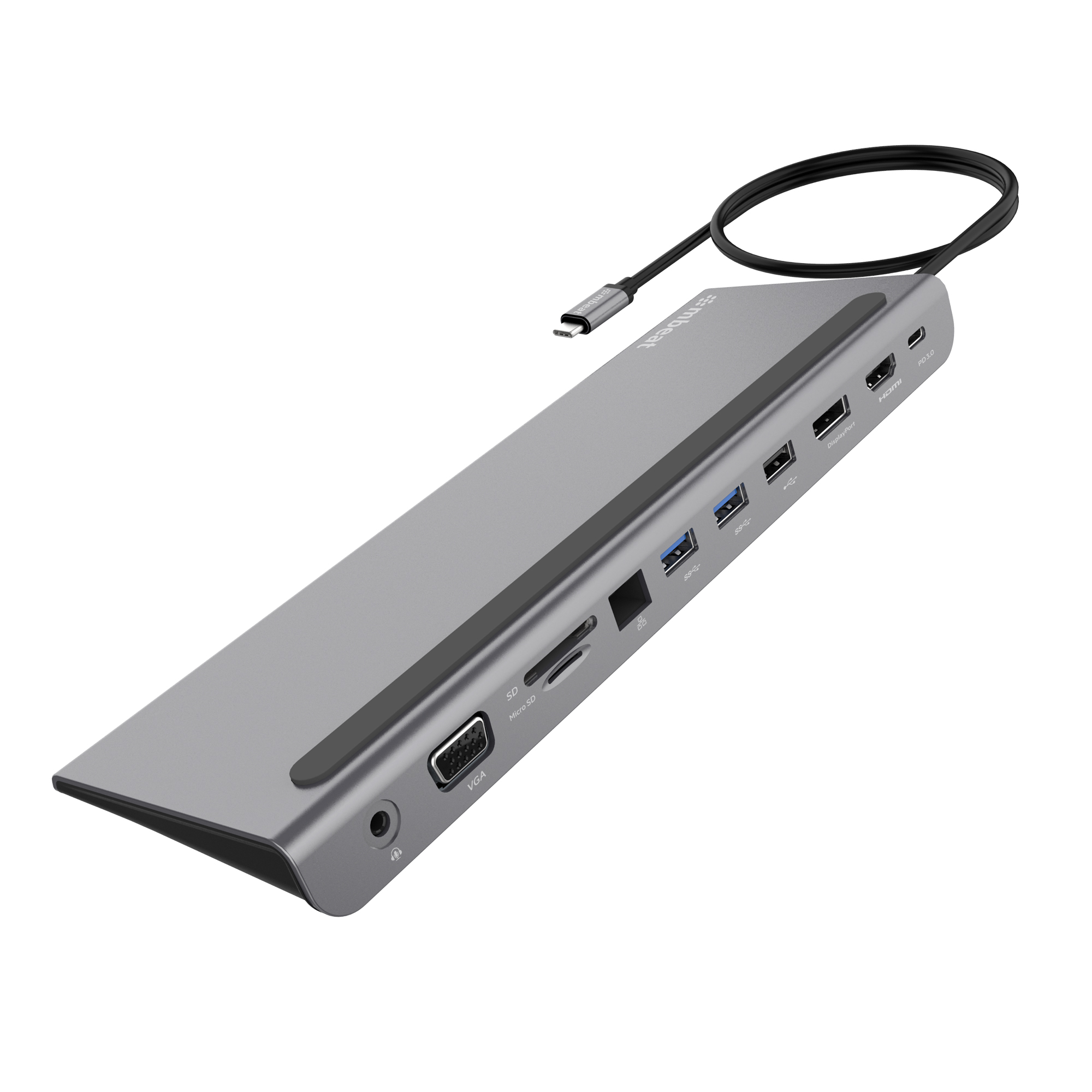 mbeat® Elite Triple Display USB-C Docking Station with 100W
