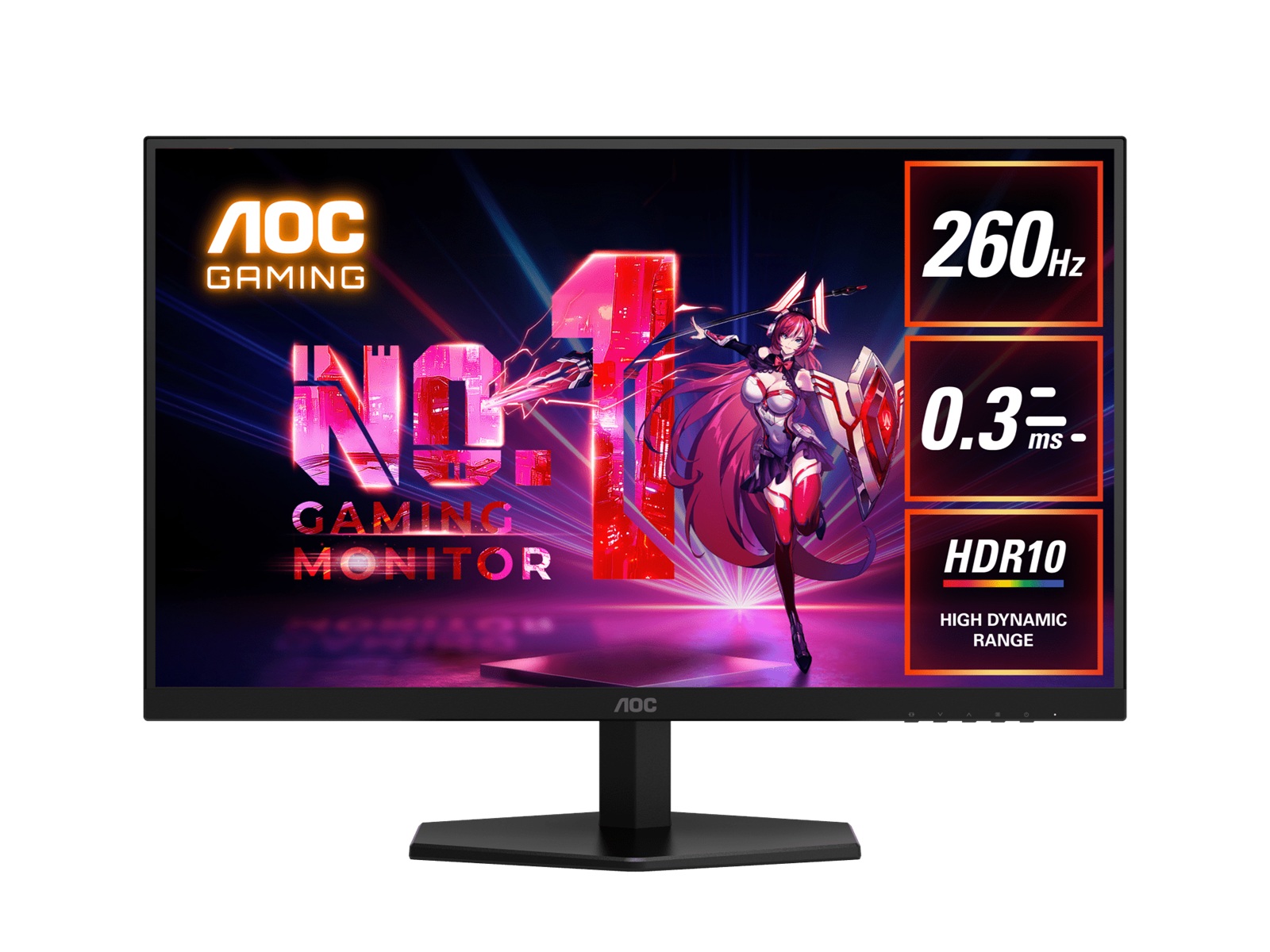 AOC 27" 260Hz Gaming Monitor : Fast IPS panel