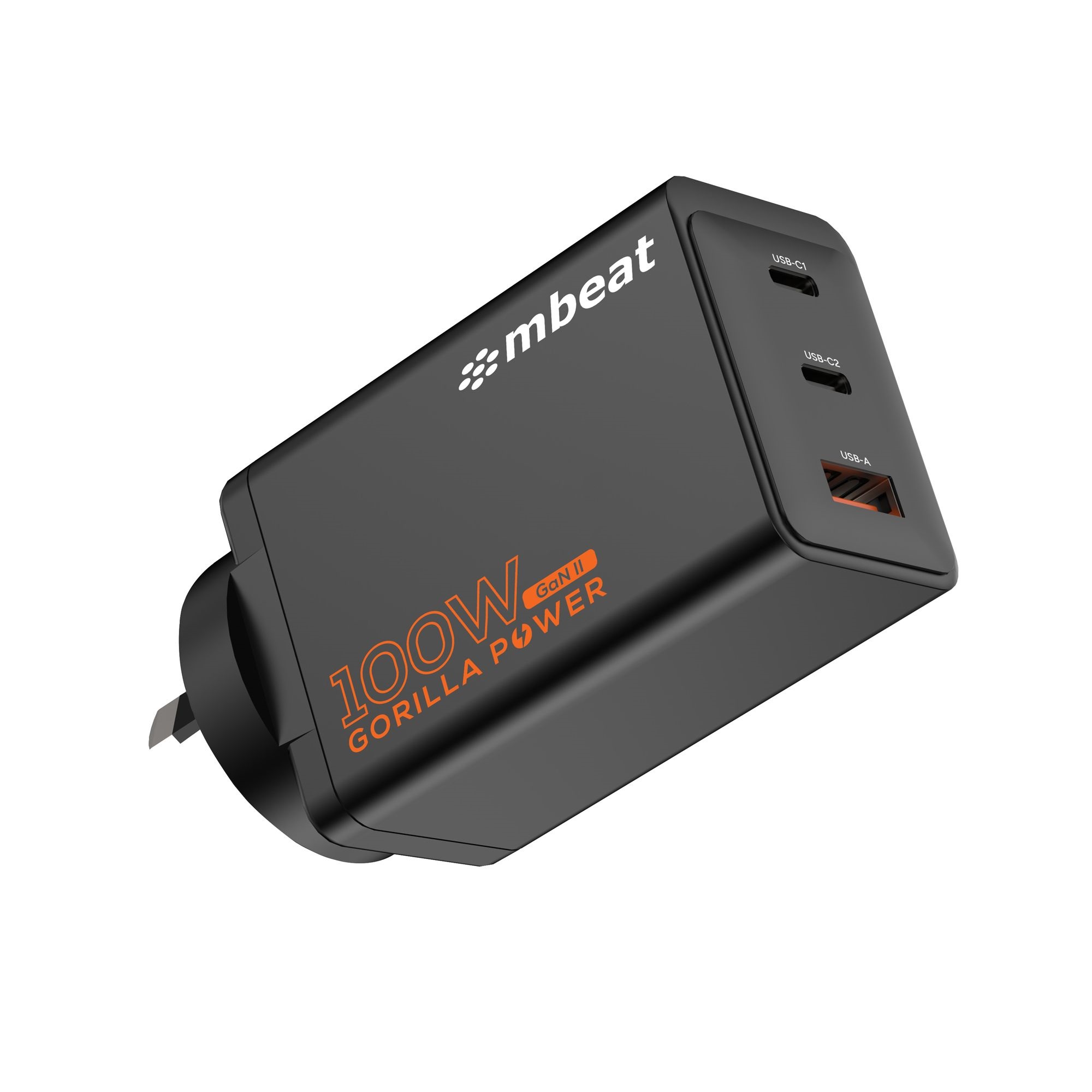 mbeat® Gorilla Power PD 100W GaN II USB-C Charger 50%