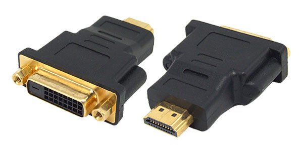 8Ware DVI-D to HDMI Female to Male Adapter Black compatible