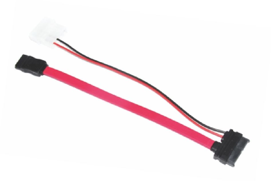 Astrotek Slim SATA Cable 30cm + 10cm 6 pins + 7 pins to 4