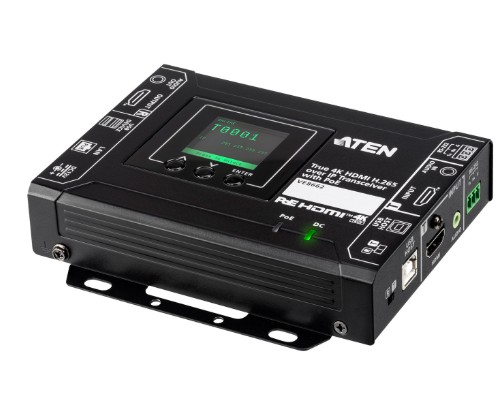 Aten True 4K HDMI H.265 over IP Transceiver with PoE