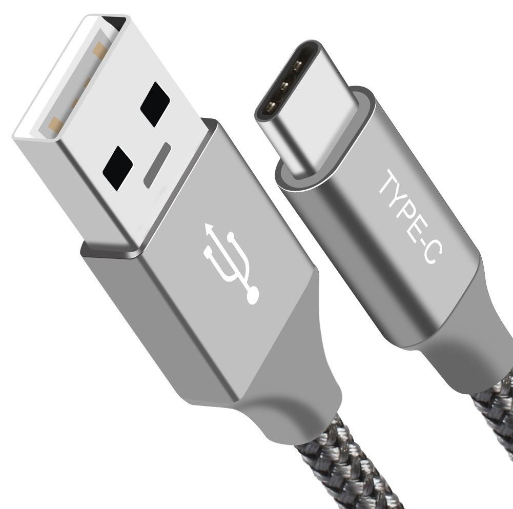 Astrotek 1m USB-A to Type-C Data Sync Charger Cable Silver