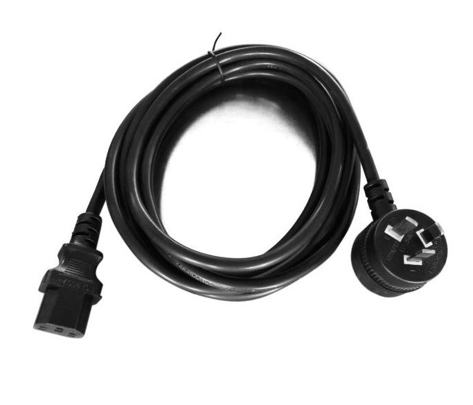8Ware AU Power Cable 3m - Male Wall 240v PC to Female Power