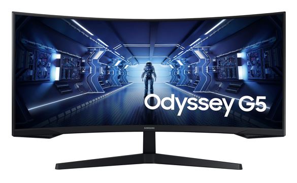 Samsung 34" Odyssey G55T WQHD Curved 3440x1440 21:9 1000R