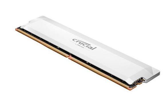 Crucial Pro 16GB (1x16GB) DDR5 UDIMM 6400MHz CL32 White Heat