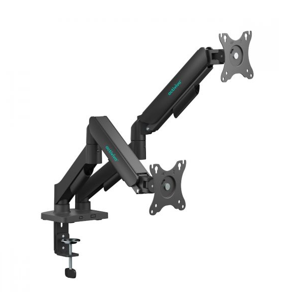 mbeat® activiva Ergolife Dual-Screen Gas Spring Monitor Arm