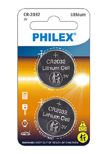 Sansai Lithium Button Coin Lithium Battery CR2032 3V - 2BP