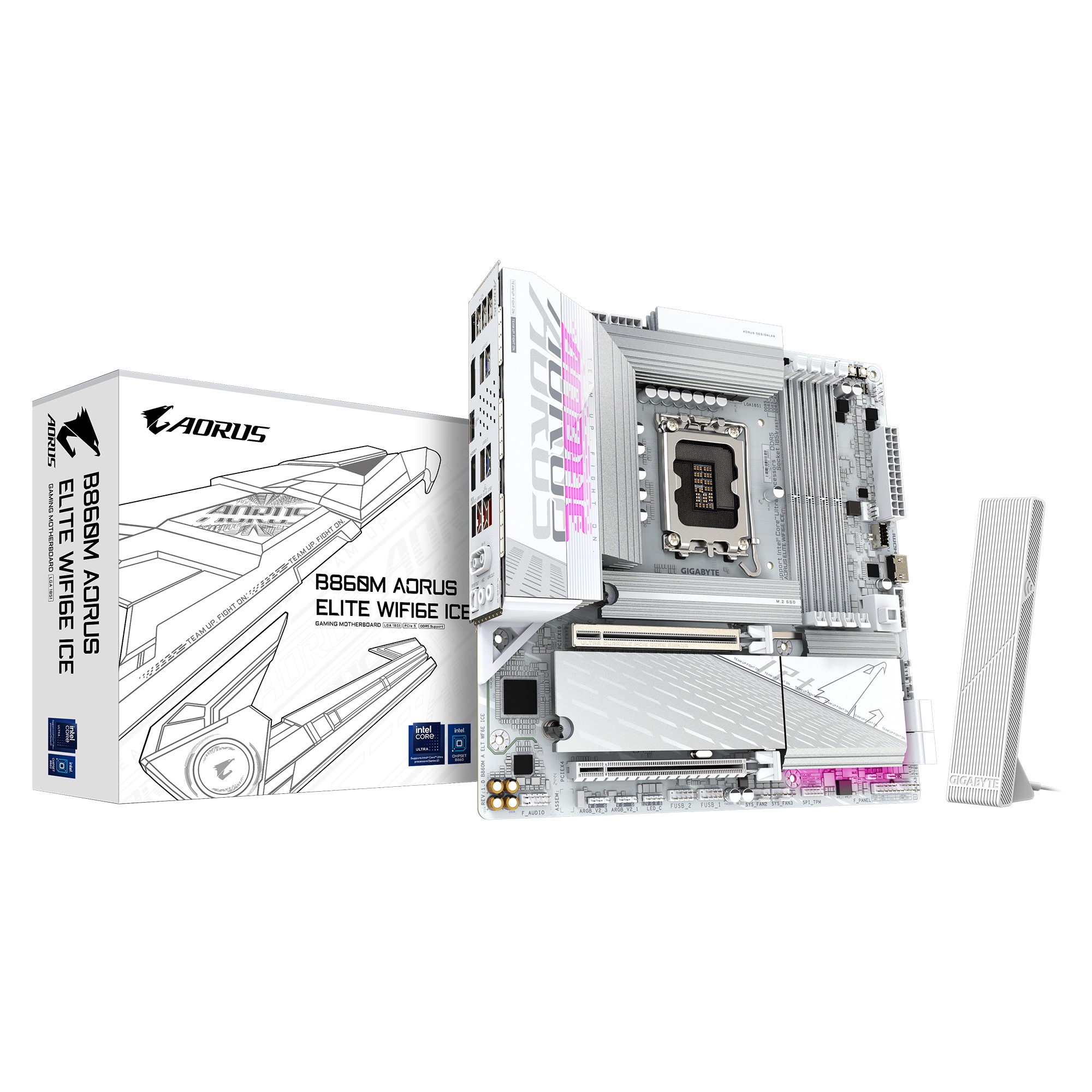 Gigabyte B860M A ELT WF6E ICE