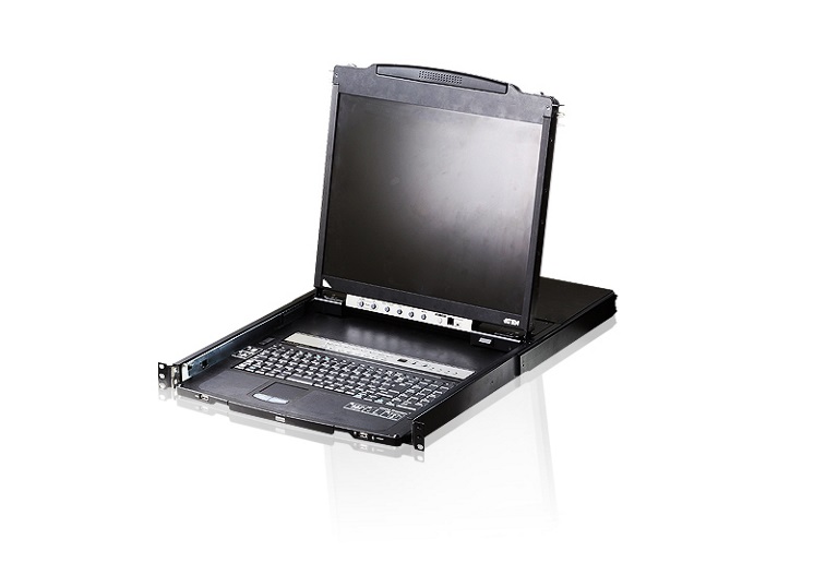 Aten Rackmount KVM Switch Dual Rail 8 Port VGA PS/2-USB w