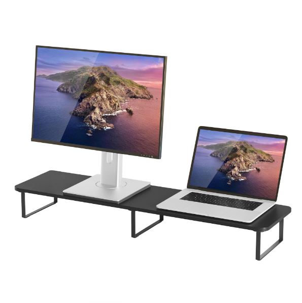 mbeat® activiva Black Dual Monitor Riser Dimensions:1000mm ×