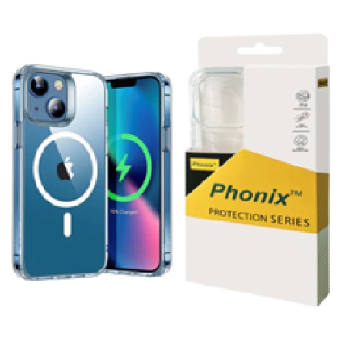 Phonix Apple iPhone 15 Pro (6.1") Clear Rock Shockproof Case