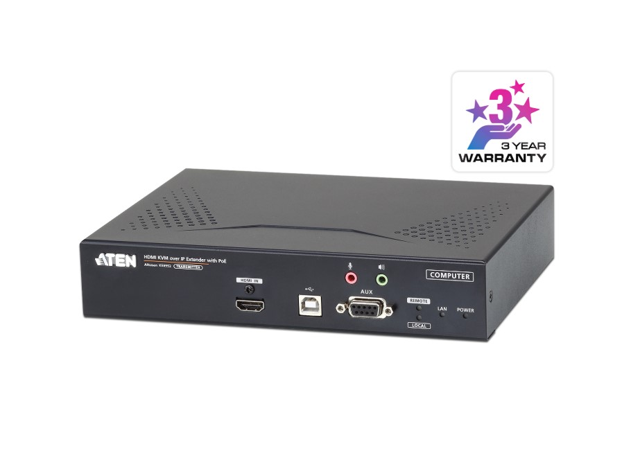 Aten 4K HDMI Single Display KVM over IP Transmitter with