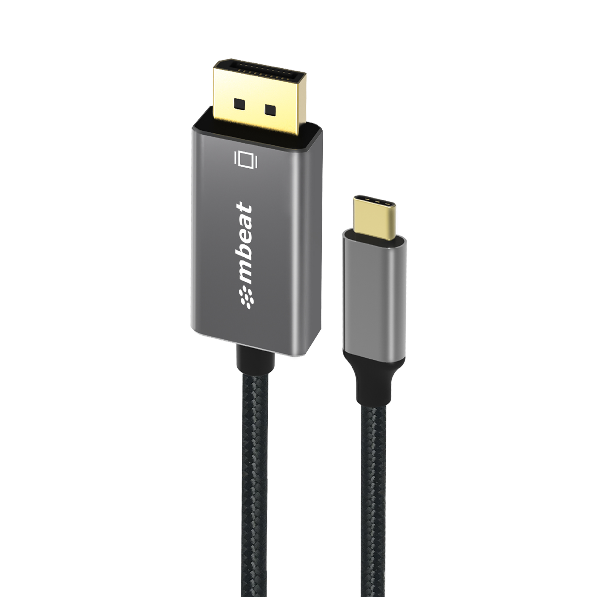 mbeat® Tough Link 1.8m 4K USB-C to Display Port Cable