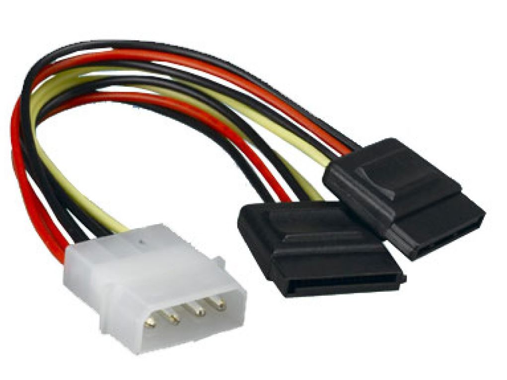 Astrotek Internal Power to SATA Molex Cable - 4 pins to 2x