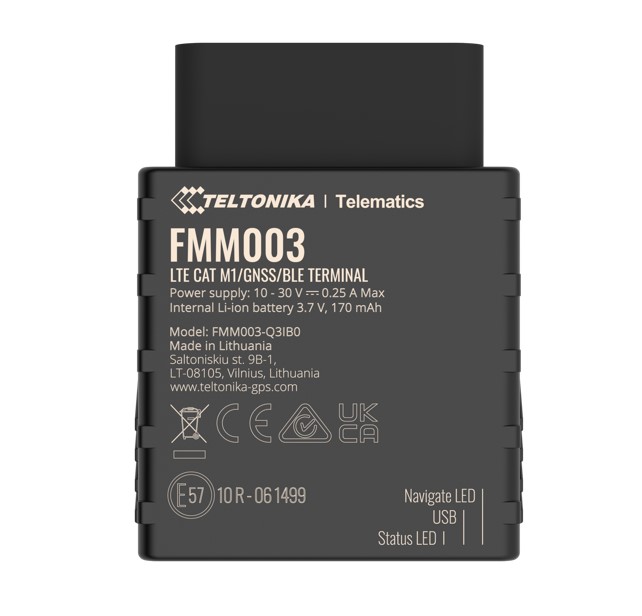 Teltonika FMM003 LTE CAT M1 Tracker with Advanced OBD OEM